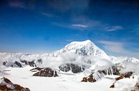 Mount Foraker is a 17,400-foot (5,304 m) tall mountain in the central Alaska Range. Original image from Carol M. Highsmith&rsquo;s America, Library of Congress collection. Digitally enhanced by rawpixel.