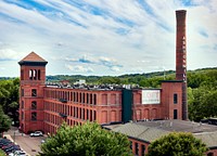 Loft apartments in Cumberland, Rhode Island. Original image from Carol M. Highsmith’s America, Library of Congress collection. Digitally enhanced by rawpixel.