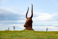 Porter Sculpture Park in South Dakota. Original image from Carol M. Highsmith’s America, Library of Congress collection. Digitally enhanced by rawpixel.