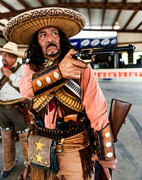 Carlos Lara at the Zapata County Fair in Zapata, Texas. Original image from Carol M. Highsmith’s America, Library of Congress collection. Digitally enhanced by rawpixel.