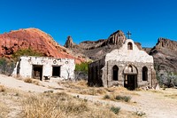 Abandoned western movie set in Big Bend Ranch State Park, Texas. Original image from Carol M. Highsmith’s America, Library of Congress collection. Digitally enhanced by rawpixel.