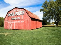 Mail Pouch Barn in Stark County, Ohio. Original image from Carol M. Highsmith’s America, Library of Congress collection. Digitally enhanced by rawpixel.