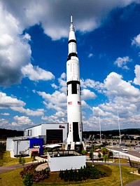 The U.S. Space &amp; Rocket Center in Alabama. Original image from <a href="https://www.rawpixel.com/search/carol%20m.%20highsmith?sort=curated&amp;page=1">Carol M. Highsmith</a>&rsquo;s America, Library of Congress collection. Digitally enhanced by rawpixel.