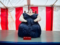 Fat-lady figure at Circus World Museum in Baraboo, Wisconsin. Original image from <a href="https://www.rawpixel.com/search/carol%20m.%20highsmith?sort=curated&amp;page=1">Carol M. Highsmith</a>&rsquo;s America, Library of Congress collection. Digitally enhanced by rawpixel.