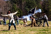 Civil war reenactment in Bridgeport, Alabama. Original image from Carol M. Highsmith&rsquo;s America, Library of Congress collection. Digitally enhanced by rawpixel.
