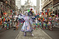 Mummers Parade in Philadelphia, Pennsylvania. Original image from Carol M. Highsmith’s America, Library of Congress collection. Digitally enhanced by rawpixel.