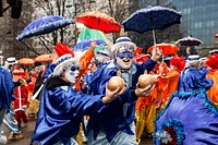 Mummers Parade in Philadelphia, Pennsylvania. Original image from Carol M. Highsmith&rsquo;s America, Library of Congress collection. Digitally enhanced by rawpixel.