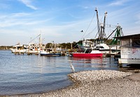 Bayou La Batre fishing village. Original image from <a href="https://www.rawpixel.com/search/carol%20m.%20highsmith?sort=curated&amp;page=1">Carol M. Highsmith</a>&rsquo;s America, Library of Congress collection. Digitally enhanced by rawpixel.