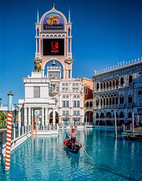 Venetian Casino Hotel in Las Vegas. Original image from Carol M. Highsmith&rsquo;s America, Library of Congress collection. Digitally enhanced by rawpixel.