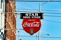 Star drug store sign in Galveston, Texas. Original image from Carol M. Highsmith’s America, Library of Congress collection. Digitally enhanced by rawpixel.