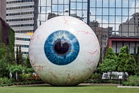 "The Eye" sculpture in Dallas, Texas. Original image from Carol M. Highsmith&rsquo;s America, Library of Congress collection. Digitally enhanced by rawpixel.