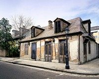 Lafitte's Blacksmith Shop in New Orleans. Original image from Carol M. Highsmith’s America, Library of Congress collection. Digitally enhanced by rawpixel.