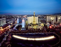 Aerial view of Las Vegas, Original image from Carol M. Highsmith’s America, Library of Congress collection. Digitally enhanced by rawpixel.