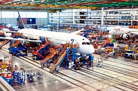 Boeing South Carolina (previously Boeing Charleston) is an assembly site for Boeing's Commercial Airplanes division, located in North Charleston, South Carolina. Original image from Carol M. Highsmith’s America, Library of Congress collection. Digitally enhanced by rawpixel.