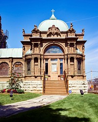 Pabst Mansion in Milwaukee, Wisconsin. Original image from <a href="https://www.rawpixel.com/search/carol%20m.%20highsmith?sort=curated&amp;page=1">Carol M. Highsmith</a>&rsquo;s America, Library of Congress collection. Digitally enhanced by rawpixel.