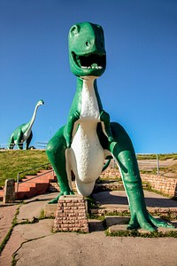 Dinosaur Park in Rapid City, South Dakota,. Original image from Carol M. Highsmith&rsquo;s America, Library of Congress collection. Digitally enhanced by rawpixel.