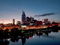 Nashville, Tennessee skyline. Original image from Carol M. Highsmith&rsquo;s America, Library of Congress collection. Digitally enhanced by rawpixel.