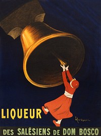 Angelus, liqueur des Salésiens de Dom Bosco (1907) print in high resolution by Leonetto Cappiello. Original from Library of Congress. Digitally enhanced by rawpixel.