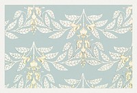 Art nouveau wisteria flower pattern design resource