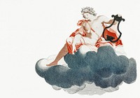 Apollo on the Clouds (1688-1698) by <a href="https://www.rawpixel.com/search/Johan%20Teyler?sort=curated&amp;page=1">Johan Teyler</a> (1648-1709). Original from Rijks Museum. Digitally enhanced by rawpixel.