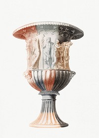 Borghese Vase by Johan Teyler (1648-1709). Original from Rijks Museum. Digitally enhanced by rawpixel.