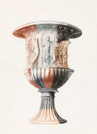 Borghese Vase by <a href="https://www.rawpixel.com/search/Johan%20Teyler?sort=curated&amp;page=1">Johan Teyler</a> (1648-1709). Original from The Rijksmuseum. Digitally enhanced by rawpixel.