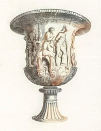 Medici vase by <a href="https://www.rawpixel.com/search/Johan%20Teyler?sort=curated&amp;page=1">Johan Teyler</a> (1648 -1709). Original from The Rijksmuseum. Digitally enhanced by rawpixel.