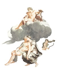 Vintage illustration of Apollo