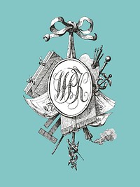 Title vignette with monogram W.P.K. (1808) by Jean Bernard (1775-1883). Original from the Rijks Museum. Digitally enhanced by rawpixel.