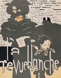 Poster for the "Revue Blanche" (1894) print in high resolution by Pierre Bonnard. Original from the Public Institution Paris Musées. Digitally enhanced by rawpixel.