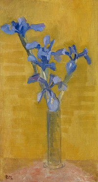 Irises (1910) painting in high resolution by Piet Mondrian. Original from the Minneapolis Institute of Art. Digitally enhanced by rawpixel.