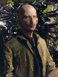 Abbott Handerson Thayer Self-Portrait (1920) painting in high resolution by Abbott Handerson Thayer. Original from the Smithsonian Institution. Digitally enhanced by rawpixel.