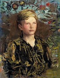 Townsend Bradley Martin (1919) painting in high resolution by Abbott Handerson Thayer. Original from the Smithsonian Institution. Digitally enhanced by rawpixel.