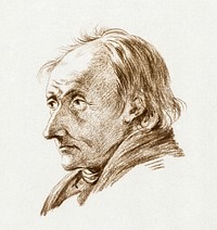 Bust of man by <a href="https://www.rawpixel.com/search/Jean%20Bernard?sort=curated&amp;page=1">Jean Bernard</a> (1775-1883). Original from The Rijksmuseum. Digitally enhanced by rawpixel.