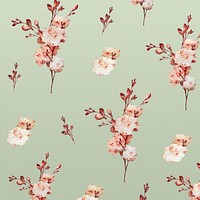 Vintage floral background illustration template