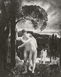 Amour (1923) print in high resolution by George Wesley Bellows. Original from the Boston Public Library. Digitally enhanced by rawpixel.