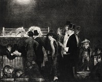 Preliminaries (1916) print in high resolution by George Wesley Bellows. Original from the Boston Public Library. Digitally enhanced by rawpixel.