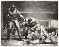 The white hope (1921) print in high resolution by George Wesley Bellows. Original from the Boston Public Library. Digitally enhanced by rawpixel.