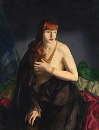 Nude with Red Hair (1920) print in high resolution by George Wesley Bellows. Original from National Gallery of Art. Digitally enhanced by rawpixel.