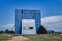 Drive-in Theater, Route 283, Mangum, Oklahoma (1982) photography in high resolution by John Margolies. Original from the Library of Congress. Digitally enhanced by rawpixel.