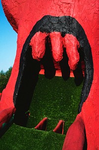 Tree mouth, Sir Goony Golf, Chattanooga, Tennessee, Chattanooga, Tennessee (1986) photography in high resolution by John Margolies. Original from the Library of Congress. Digitally enhanced by rawpixel.