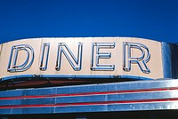 Red Robin Diner sign, Johnson City, New York (1988) photography in high resolution by John Margolies. Original from the Library of Congress. Digitally enhanced by rawpixel.