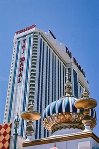 Trump Taj Mahal, Atlantic City, New Jersey (2000) photography in high resolution by John Margolies. Original from the Library of Congress. Digitally enhanced by rawpixel.