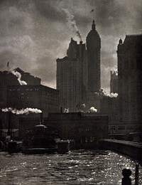 City of Ambition (1910) photo in high resolution by Alfred Stieglitz. Original from the Getty. Digitally enhanced by rawpixel.