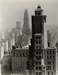 From the Shelton Looking North (1927) photo in high resolution by Alfred Stieglitz. Original from the Getty. Digitally enhanced by rawpixel.