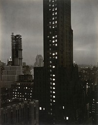 From My Window at the Shelton, North (1931) photo in high resolution by Alfred Stieglitz. Original from the Getty. Digitally enhanced by rawpixel.