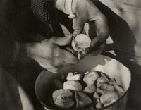 Georgia O&rsquo;Keeffe&mdash;Hands (1920&ndash;1922) by Alfred Stieglitz. Original from The Art Institute of Chicago. Digitally enhanced by rawpixel.