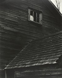 Barn&mdash;Lake George (1922) by Alfred Stieglitz. Original from The Art Institute of Chicago. Digitally enhanced by rawpixel.