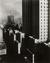 From My Window at the Shelton, West (1931) by Alfred Stieglitz. Original from The Art Institute of Chicago. Digitally enhanced by rawpixel.