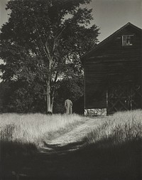 Barn, Lake George (1936) by Alfred Stieglitz. Original from The Art Institute of Chicago. Digitally enhanced by rawpixel.